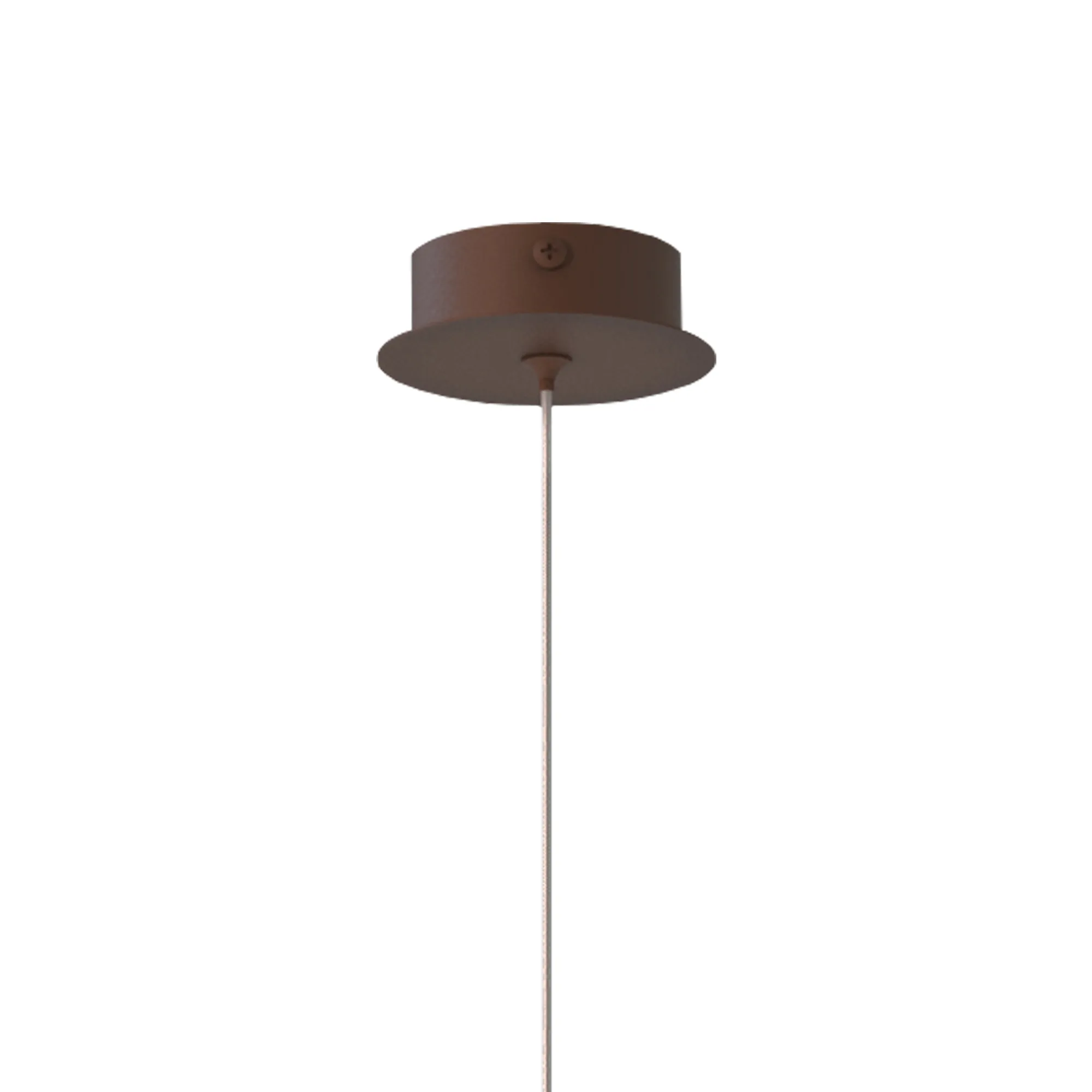 Cala 1 Light 2.55m Pendant 6W LED Rust Brown M8081  Mantra Cala